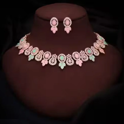 NECKLACE WITH EARRING | WOMAN SET | NEW